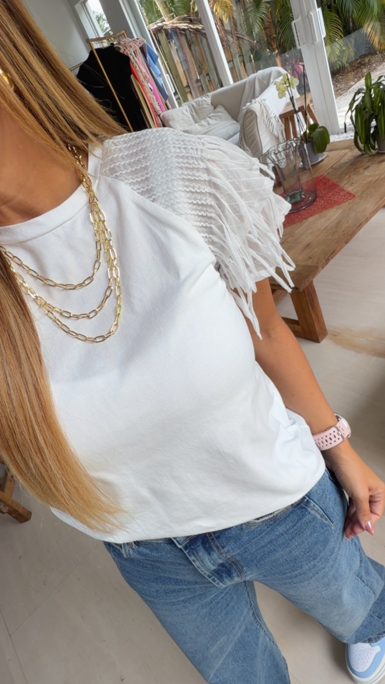 Nicole White T-shirt