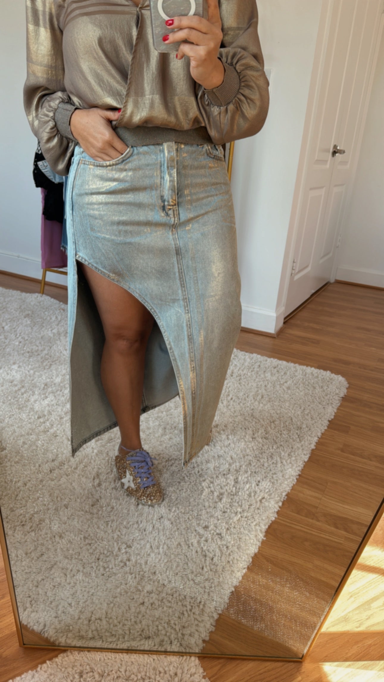 Gold Foil Skirt