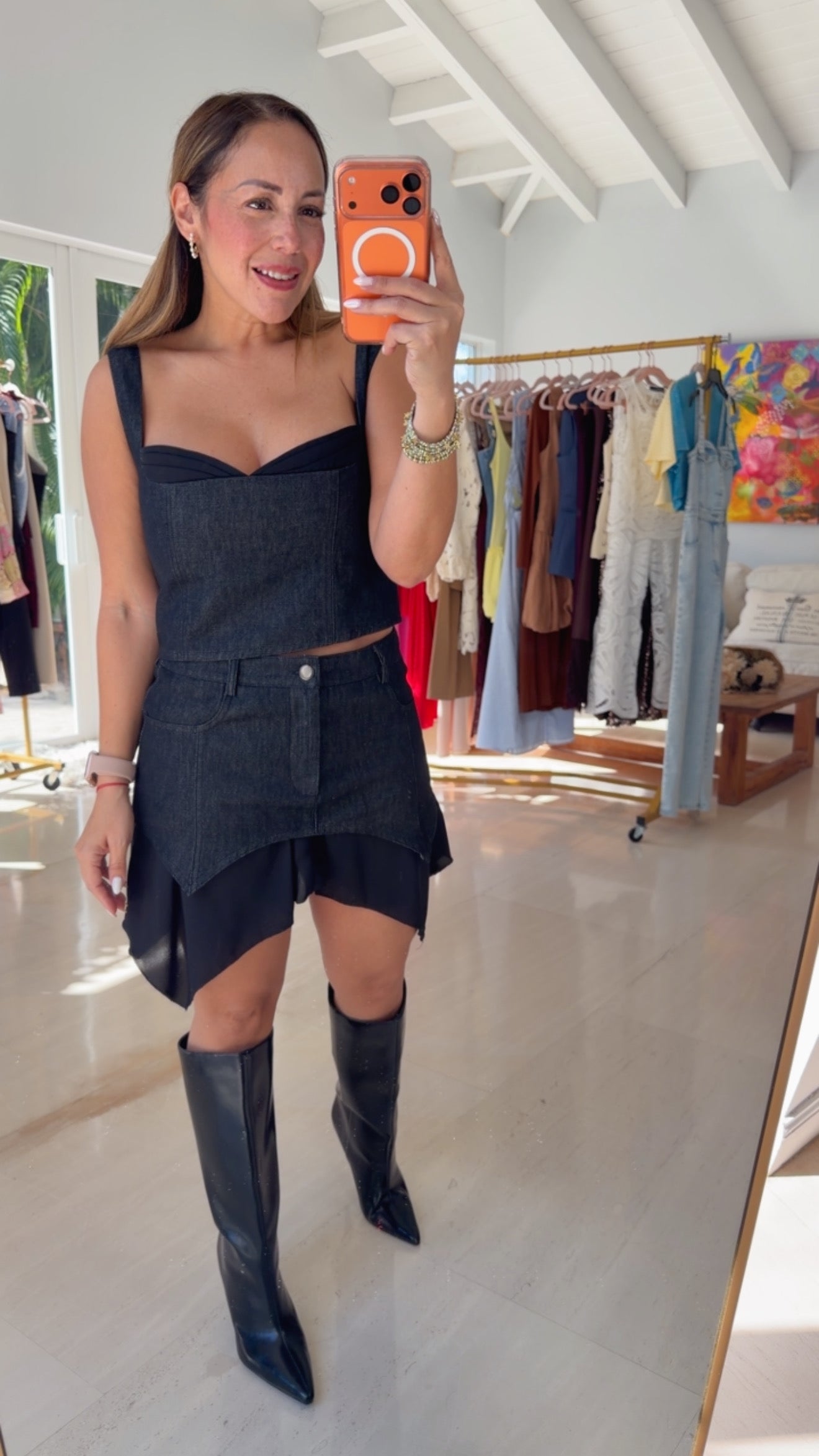 Denim Black Set