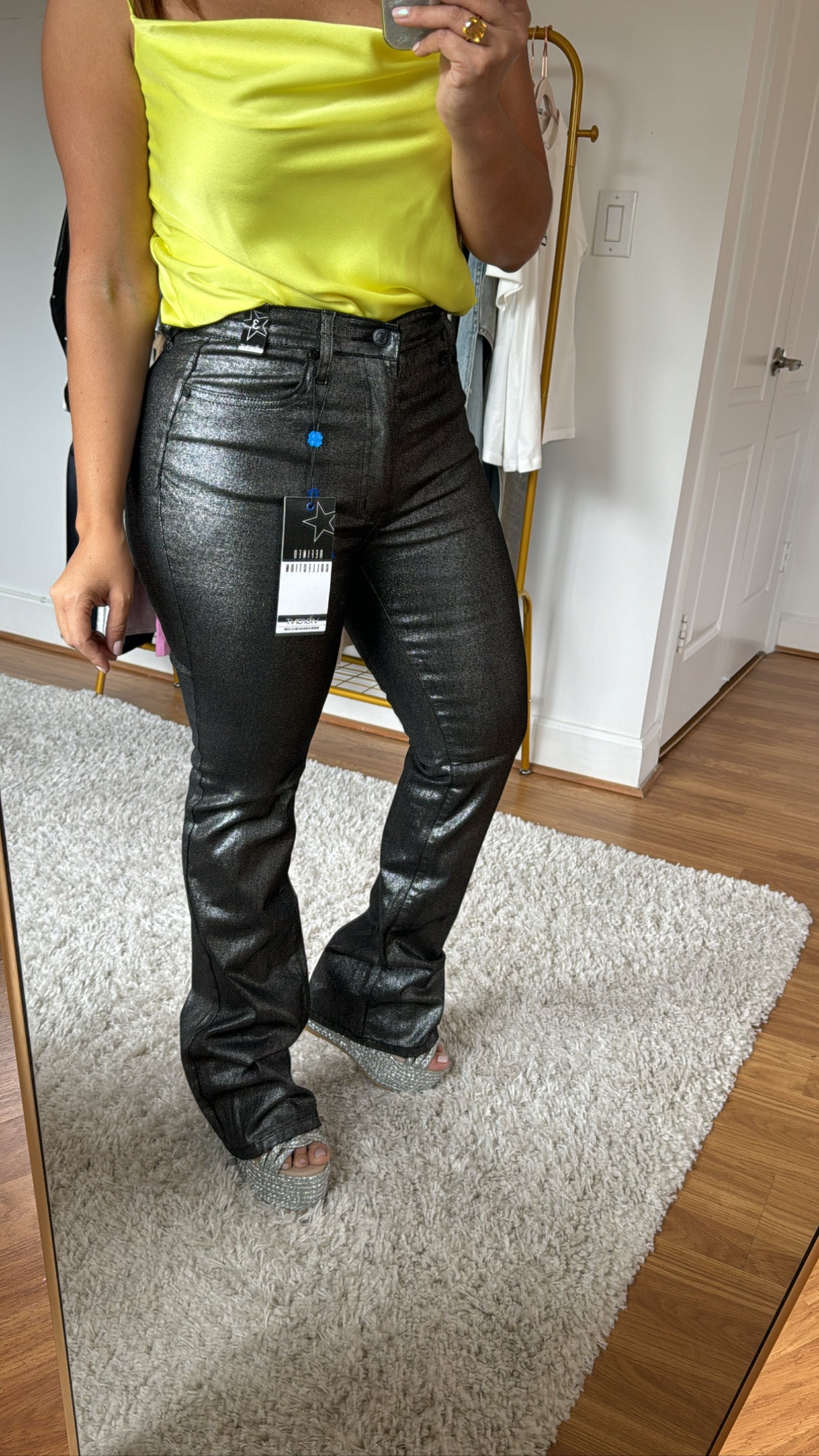 Valentina Metallic Jeans