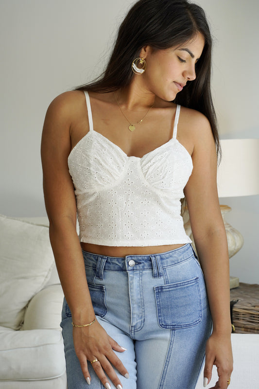 White Croptop