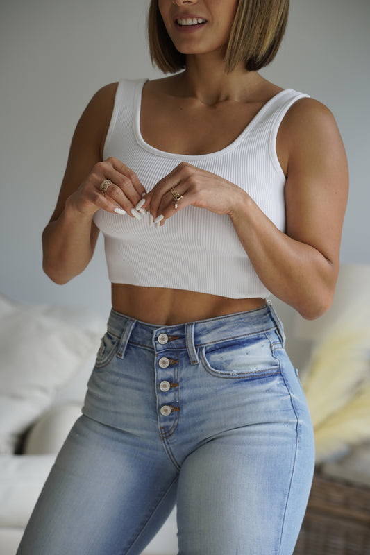 White Croptop